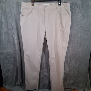 Peter Millar Golf Pants Mens 40x32 Beige Khaki EB66